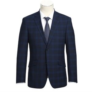 Renoir Men's Navy Blue Suit